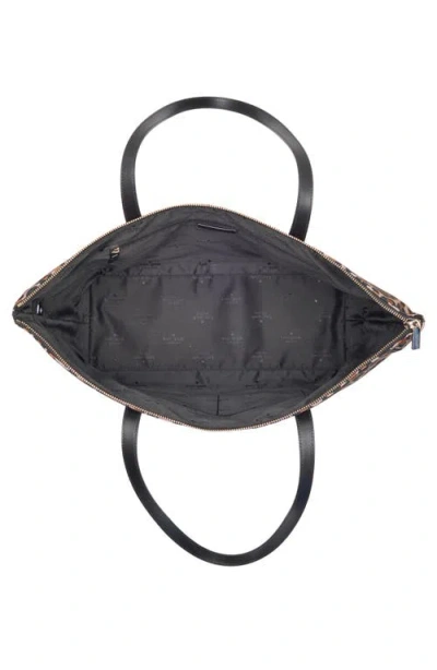 Kate Spade New York Kitt Recycled Nylon Leopard Extra Large Tote In Multi