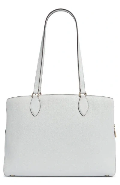 Kate Spade New York Hudson Pebble Leather Work Tote In White