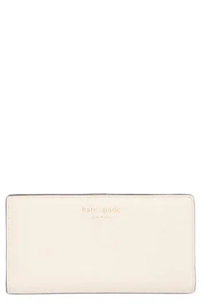Kate Spade New York Taylor Pebbled Leather Slim Wallet In Multi