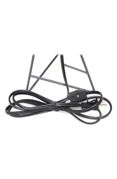 Lalia Home Laila Home Down To The Wire Table Lamp With Fabric Shade In Gray