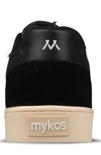 Mykos Dane Low Top Sneaker In Black