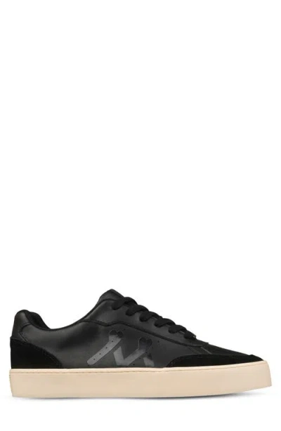 Mykos Dane Low Top Sneaker In Black