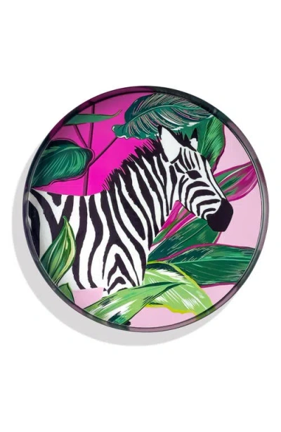 Tiramisu Savanna Pop Set Of 2 Metal Trays In Multi