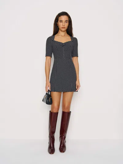 Reformation Gene Dress In Black