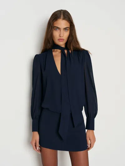 Reformation Marcie Dress In Blue