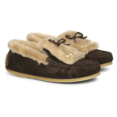 Jelavu Moscow Suede Moccasin In Brown