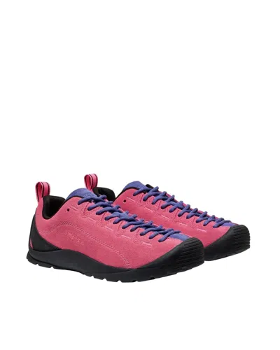 Keen Pink Lace Up Sneakers In Pink