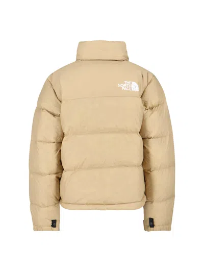 The North Face 1996 Retro Nuptse Khaki Stone Down Jacket In Nude