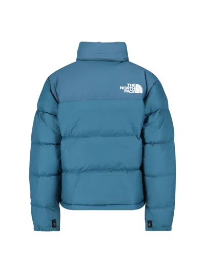 The North Face Fitted Utility Jacket With Front Zipper And Multiple Pockets In Blue