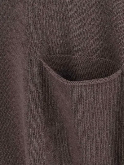 Ma'ry'ya Relaxed Fit Knit Sweater In Soft Beige In Brown