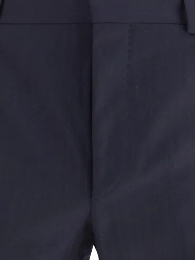 Prada Single-breasted Wool And Cashmere Suit In Blue