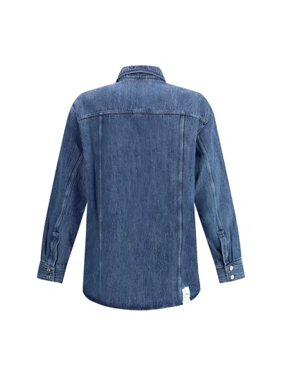 Namacheko Han Long-sleeve Denim Shirt In Blue