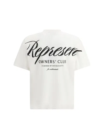 Represent Cotton T-shirt In White