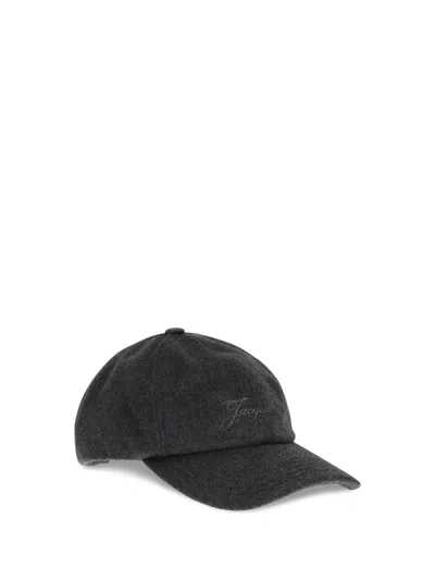 Jacquemus Men Cachemiro Baseball Cap In Black