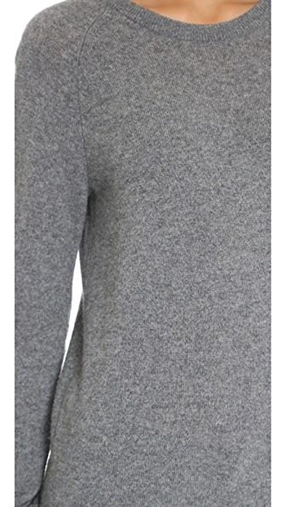 Shop Equipment Sloane Cashmere Sweater In Heather Grey