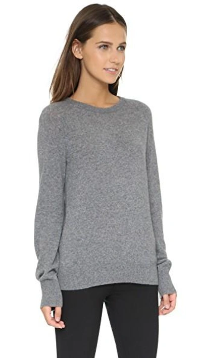 Shop Equipment Sloane Cashmere Sweater In Heather Grey