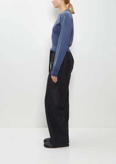 Auralee Dyed Pima Cotton Sweatshirt In Blue