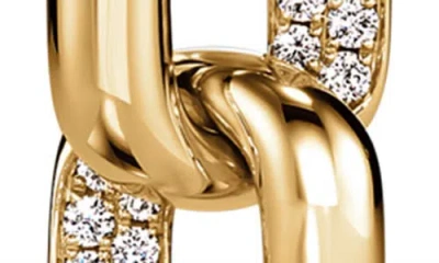 Hearts On Fire Inside/out 18k Gold Diamond Link Small Earrings, 0.75ct. In Gold