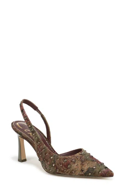 Circus Ny By Sam Edelman Women's Tallie Rhinestone Pointed-toe Asymmetrical Pumps In Multi