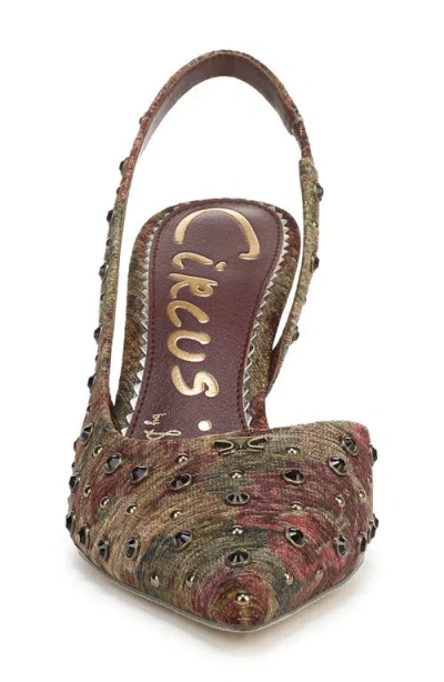 Circus Ny By Sam Edelman Women's Tallie Rhinestone Pointed-toe Asymmetrical Pumps In Multi