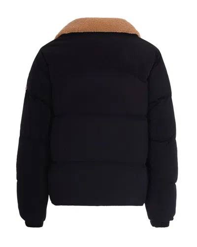 Pyrenex Corduroy Collar Jacket In Black