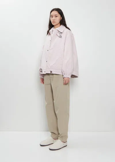 Konrad Ev Reversible Cotton Cashmere Jacket In Neutral
