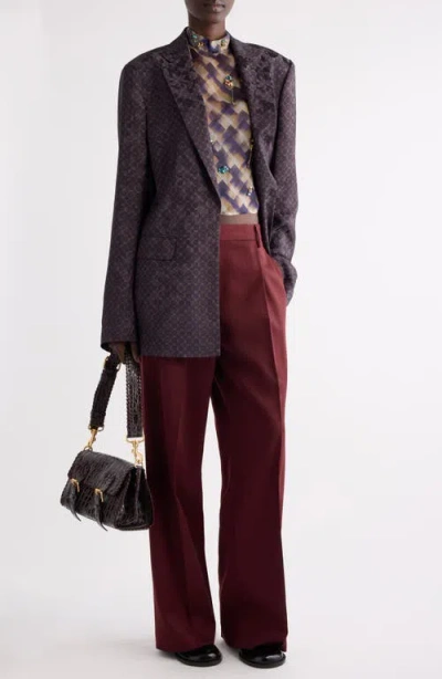 Dries Van Noten Women Baftan Single-breasted Jacket In Brown