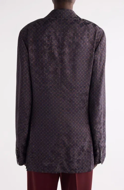 Dries Van Noten Women Baftan Single-breasted Jacket In Brown