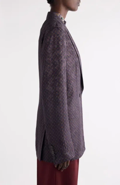 Dries Van Noten Women Baftan Single-breasted Jacket In Brown