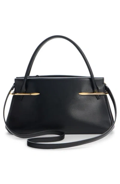 Givenchy Medium Pinch Leather Top Handle Bag In Black