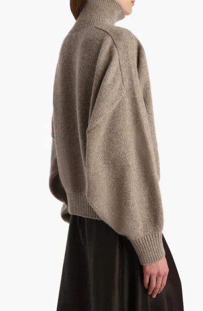 Khaite Beige Cashmere Cashmere Sweater In Brown