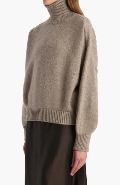 Khaite Beige Cashmere Cashmere Sweater In Brown