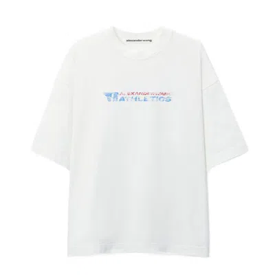Alexander Wang Graphic Ss Tee In White