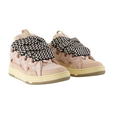 Lanvin Curb Sneakers In Pink