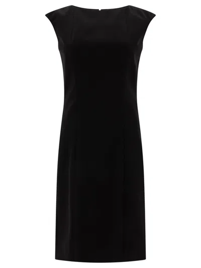 Alexander Mcqueen Wool Dress In Black