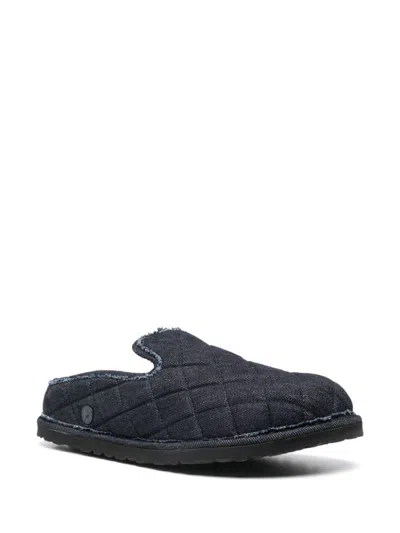 Birkenstock Herno Perforated Shorts With Geometric Shapes In Blue