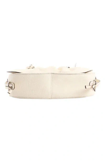Isabel Marant Bolton Embellished Tasseled Textured-leather Shoulder Bag In White