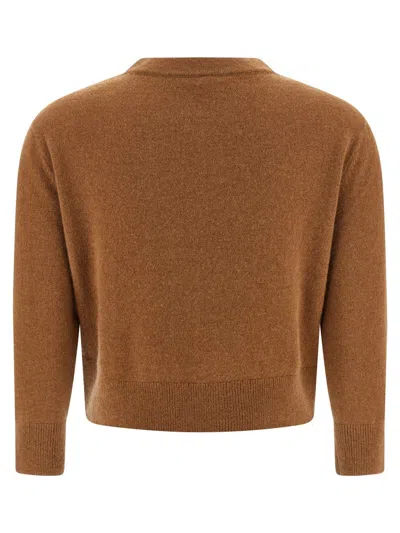 R13 Knot Cardigan In Brown