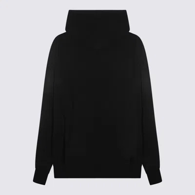 Givenchy Hooded Cotton Sweatshirt Featuring Kangaroo Pocket In Black