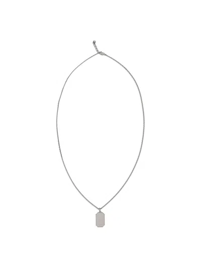 Alexander Mcqueen Men Dapper Pend.necklace In Metallic