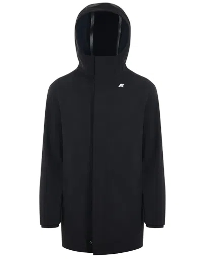 K-way 3-layer Nylon Jacket In Blue