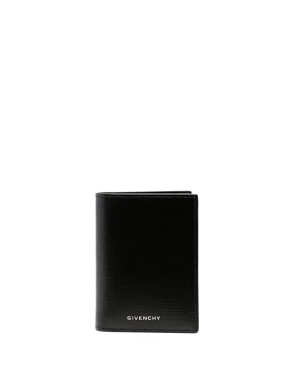Givenchy Bi-fold Card Holder In 4g Leather Accessories In Black