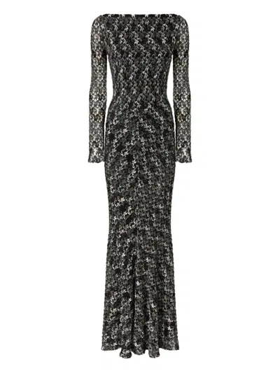 Missoni Long Lace Dress In Black