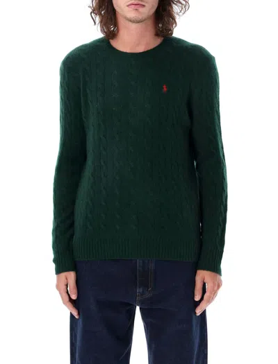 Polo Ralph Lauren Long Sleeve Crew Neck Pullover In Green