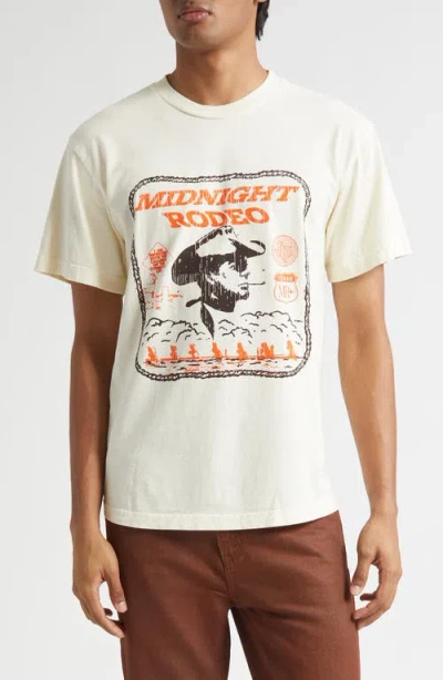 Midnight Rodeo Western Graphic T-shirt In White