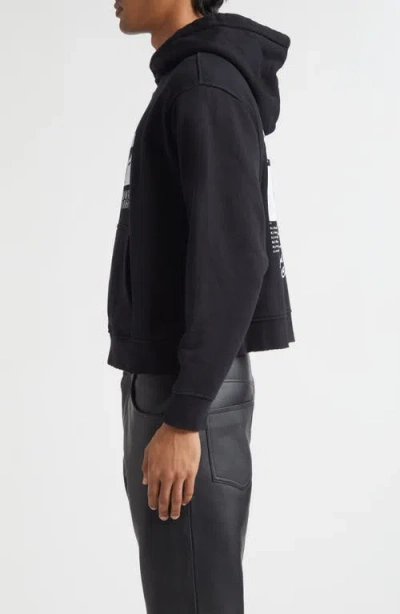 Midnight Rodeo Cigarette Psychology Graphic Hoodie In Black