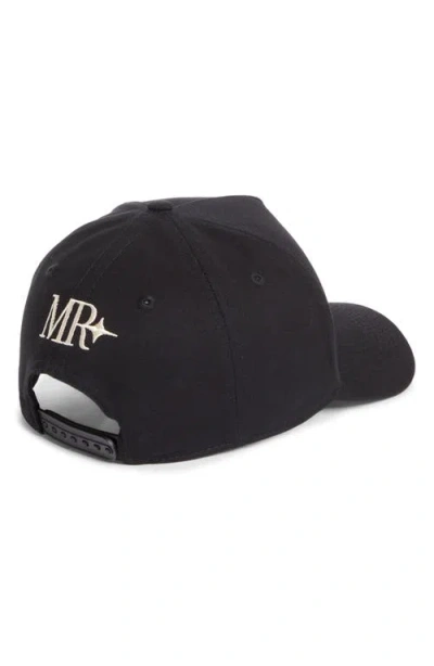 Midnight Rodeo Cigarette Psychology Embroidered Trucker Hat In Black