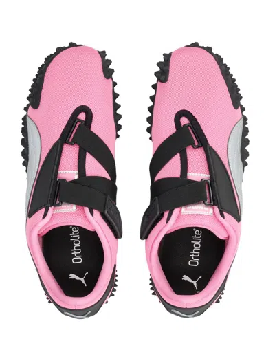 Puma Sneakers Featuring Textured Sole And Contrast Panels In Pink