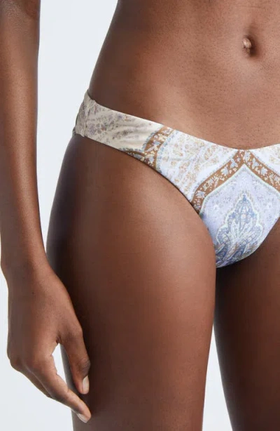 Zimmermann Wanderlust Scoop Lycra Bikini Bottom In Gray