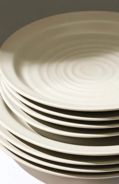 Stone Lain Orbit Stoneware 12-piece Dinnerware Set With Pasta Bowls In Neutral